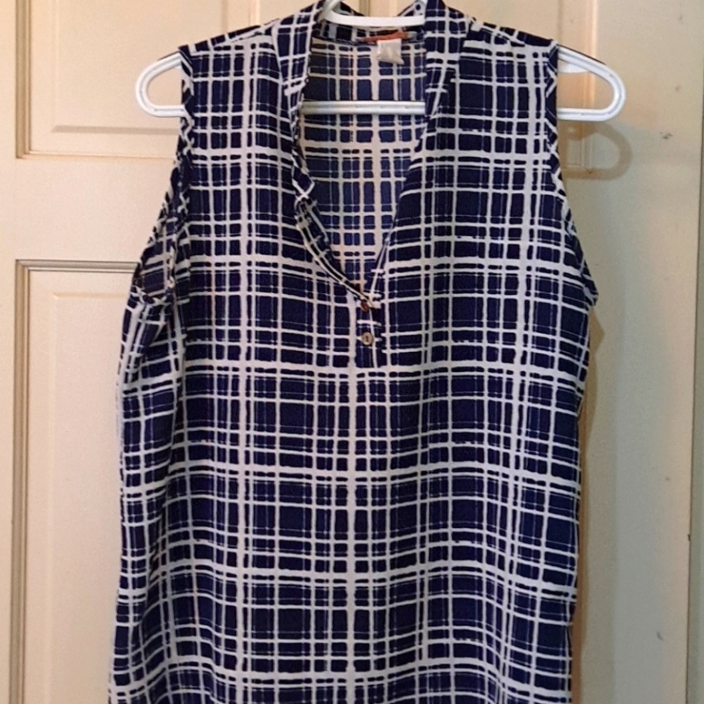 Summer sleeveless Claudia Richard top